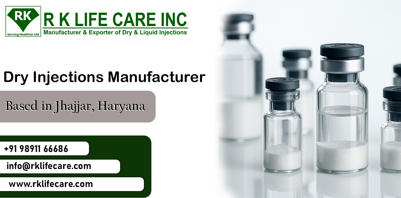 Dry Injections Manufacturing Company in Haryana
